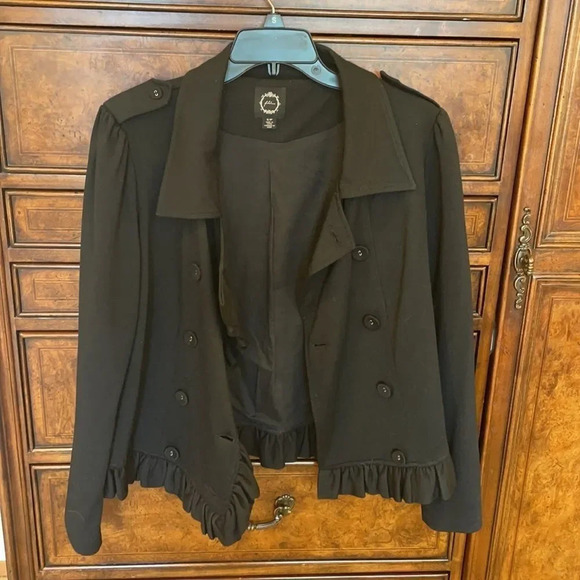 Filtine by Anthropologie black jacket - Picture 2 of 10